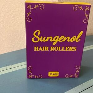Sungenol hair rollers, 18 piece Velcro rollers